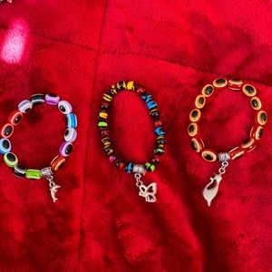 Three fun bracelets bundle